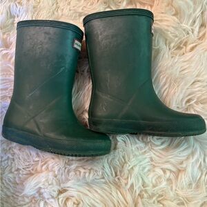 Hunter Green Rain & Snow Boots Waterproof Durable